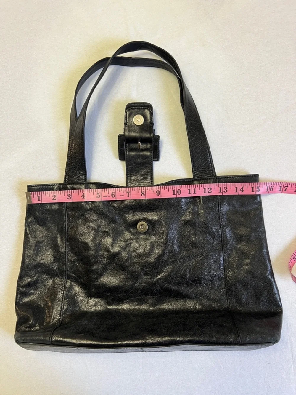 Vintage Y2K Hobo The Original Black Soft Leather Vintage Large Shoulder Tote Bag